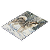 Alaskan Malamute Notizblock (Linke Seite)