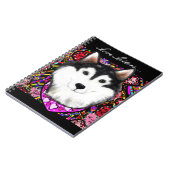 Alaskan Malamute Notizblock (Linke Seite)