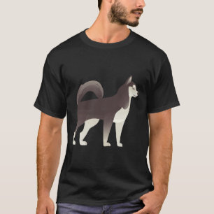 Alaskan Malamute oder sibirischer Husky Niedlich N T-Shirt