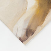 Alaskan Malamute on Beach, Sommergeschenk Fleecedecke (Ecke)