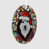 Alaskan Malamute Ornament (Vorderseite)