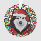 Alaskan Malamute Ornament (Vorderseite)