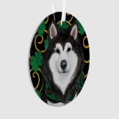 Alaskan Malamute Ornament (Vorderseite)