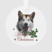 Alaskan Malamute Ornament (Rückseite)
