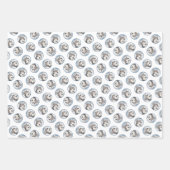 Alaskan Malamute Painting Mal Mally Sled Dog Art Geschenkpapier Set (Vorderseite 2)