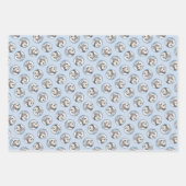 Alaskan Malamute Painting Mal Mally Sled Dog Art Geschenkpapier Set (Vorderseite)