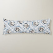 Alaskan Malamute Painting Mal Mally Sled Dog Art Seitenschläferkissen (Vorderseite)