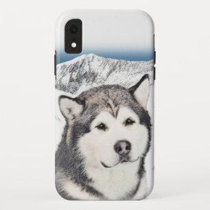Alaskan Malamute Painting - Niedliche Original Dog Case-Mate iPhone Hülle