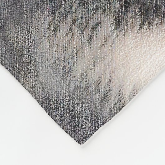 Alaskan Malamute Painting - Niedliche Original Dog Fleecedecke (Ecke)