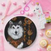 Alaskan Malamute Pappteller (Party)