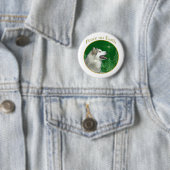 Alaskan Malamute Peace Button (Beispiel)