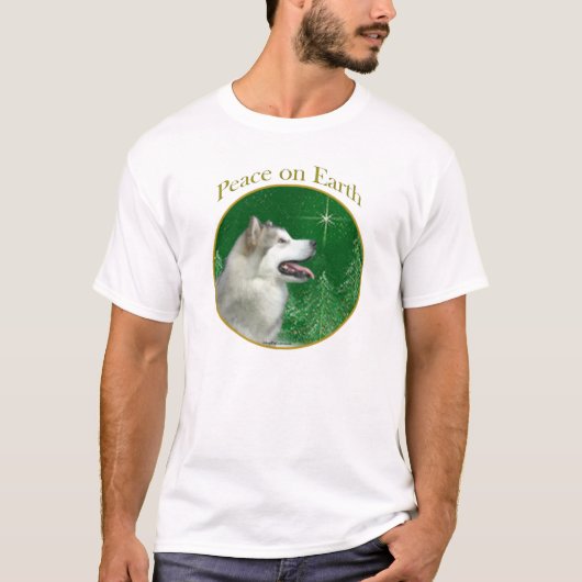 Alaskan Malamute Peace T-Shirt (Vorderseite)