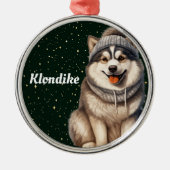 Alaskan Malamute Personalisierte Weihnachtsschmuck (Vorne)