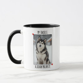 Alaskan Malamute Personalized Photo Dog Lover Tasse