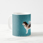 Alaskan Malamute Pet Loss Design Kaffeetasse (Vorderseite Links)