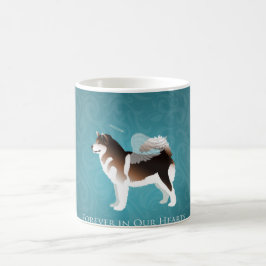 Alaskan Malamute Pet Loss Design Kaffeetasse