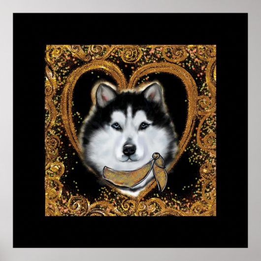 Alaskan Malamute Poster (Vorne)
