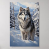 Alaskan Malamute Poster (Vorne)