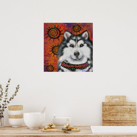 ALASKAN MALAMUTE POSTER (Küche)