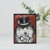 Alaskan Malamute Postkarte (Stehend Vorderseite)