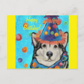Alaskan Malamute Postkarte (Vorderseite)