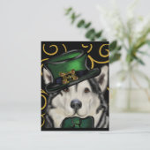 Alaskan Malamute Postkarte (Stehend Vorderseite)