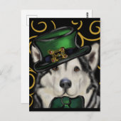 Alaskan Malamute Postkarte (Vorne/Hinten)