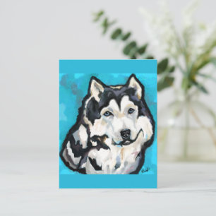 Alaskan Malamute Postkarte