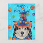 Alaskan Malamute Postkarte (Vorderseite)