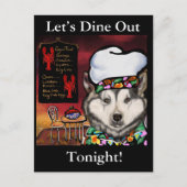 Alaskan Malamute Postkarte (Vorderseite)