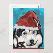 Alaskan Malamute Postkarte (Vorne/Hinten)