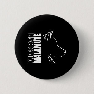 Alaskan Malamute Profile dog Mom Button