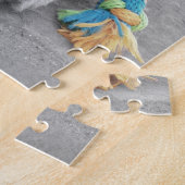 Alaskan Malamute Puppy Color Splash Foto Puzzle (Seite)