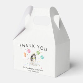 Alaskan Malamute Puppy Dog Geburtstag Vielen Dank Geschenkschachtel