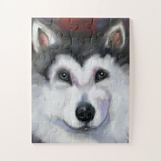 ALASKAN MALAMUTE  PUZZLE (Vertikal)
