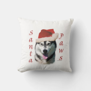 Alaskan Malamute Santa Paws Kissen