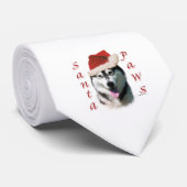 Alaskan Malamute Santa Paws Krawatte (Gerollt)