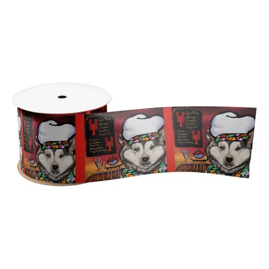 Alaskan Malamute Satinband (Spule)