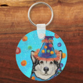 Alaskan Malamute Schlüsselanhänger (Vorderseite)