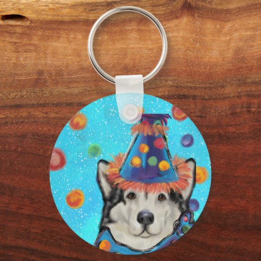 Alaskan Malamute Schlüsselanhänger (Vorderseite)