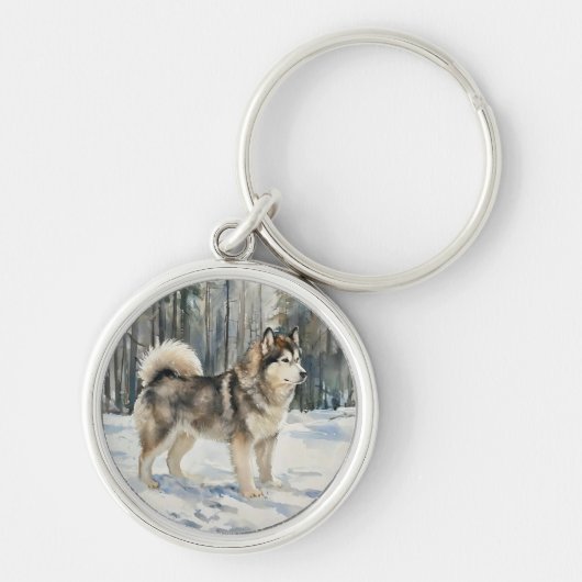 Alaskan Malamute Schlüsselanhänger (Vorne)