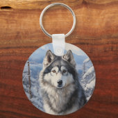 Alaskan Malamute Schlüsselanhänger (Vorderseite)