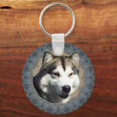 Alaskan Malamute Schlüsselanhänger (Vorderseite)