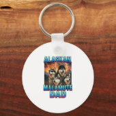 Alaskan Malamute Schlüsselanhänger (Vorderseite)