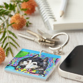 Alaskan Malamute Schlüsselanhänger (Vorderseite rechts)