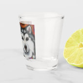 ALASKAN MALAMUTE SCHNAPSGLAS (Rechts)