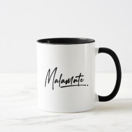 Alaskan Malamute Schön & Elegant Minimalistischer Tasse