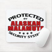 Alaskan Malamute Security Mousepad (Mit Mouse)