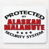 Alaskan Malamute Security Mousepad (Vorne)