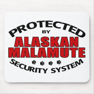 Alaskan Malamute Security Mousepad
